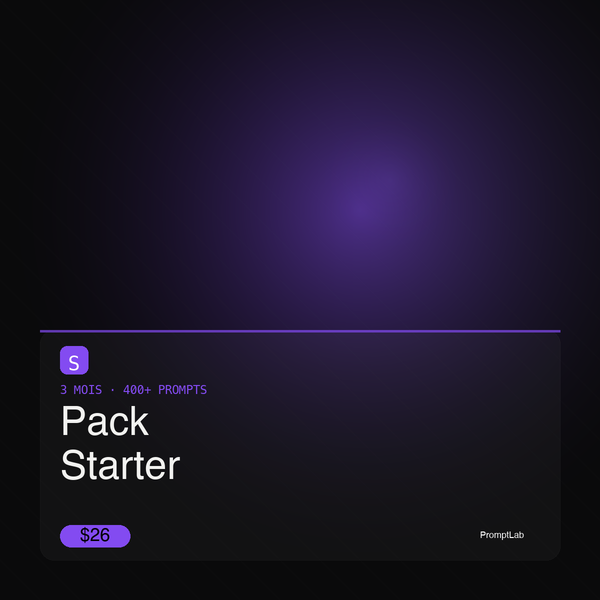 Pack Starter 3Mois